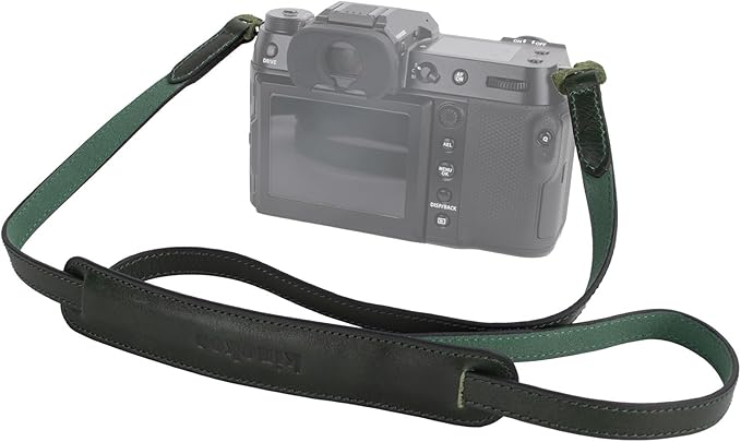 MUZIRI KIINOKOO Genuine Leather Camera Neck Shoulder Strap - Vintage Leather Shoulder Strap for Most of Digital Cameras