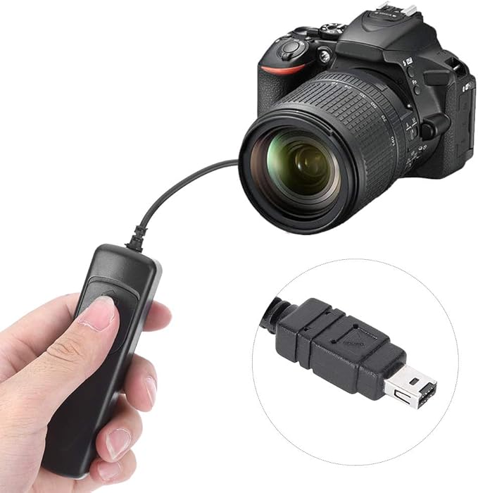 MC‑DC2 Camera Wired Shutter Release Remote Control for D7100 D5000 D5100 D5200 D5300 D5500 D5600 D3100 D3200 D3300