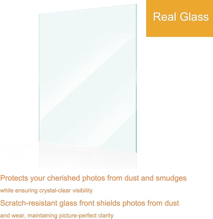 BESCRCL 8x10 Picture Frame Gold with Real Glass, Ornate Vintage 8 x 10 Photo Frames for Wall and Tabletop Display, Set of 4