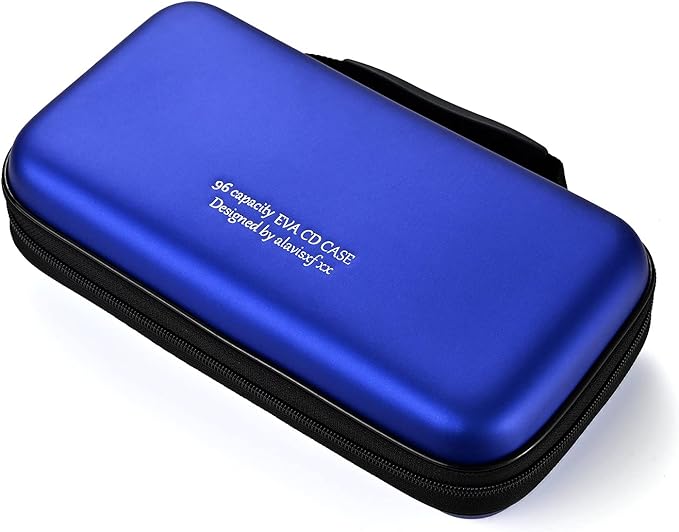 DVD Case, EVA CD Case Holder Storage Organizer Portable Protective DVD Wallet Holder for Car