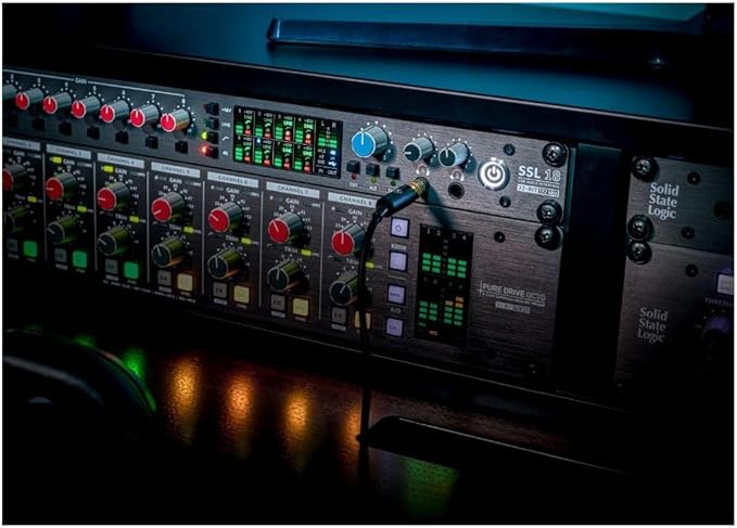 Solid State Logic SSL 18 26-In and 28-Out USB Audio Interface with 4K Analogue Enhancement, Alternative Speaker Switching, and 10 Balanced Line Outputs (Black)