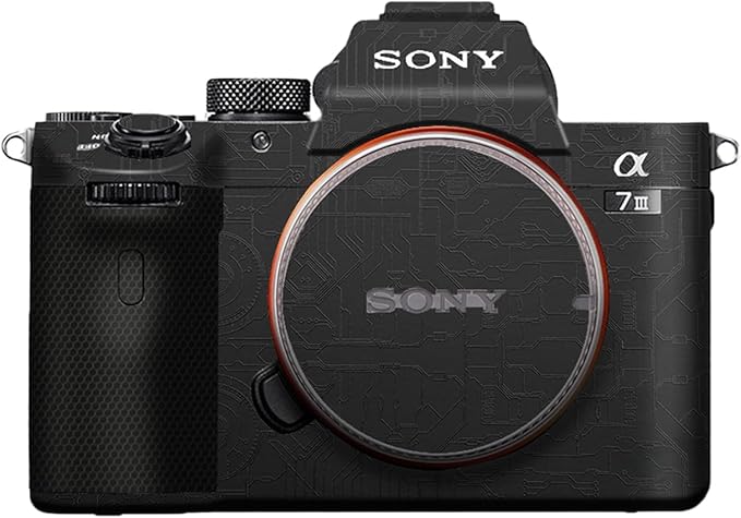 kakotopa Camera Body Skin Decal for A7III- 3M Vinyl Wrap Sticker,Scratch Resistant,Removable Film Protector,Precision Fit(Circuit Board Black)