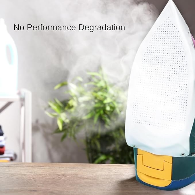2 Piece - Cover Iron Shoe Used for Electric Iron Clothes Protector When Ironing - Prevents Burn, Sticking,Easy Installation Sole Plate Accessory