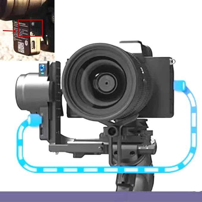 DYTDIEYINGTU (Type c to mini USB) Feiyu Technology Stabilizer for Canon Camera Control Data Cable EOS 80d,60d,650d,800d,77d,5d2,5d3,6d,6d2 to feiyu scorp/c/mini/mini-p,scorp 2 (FY-Mini)