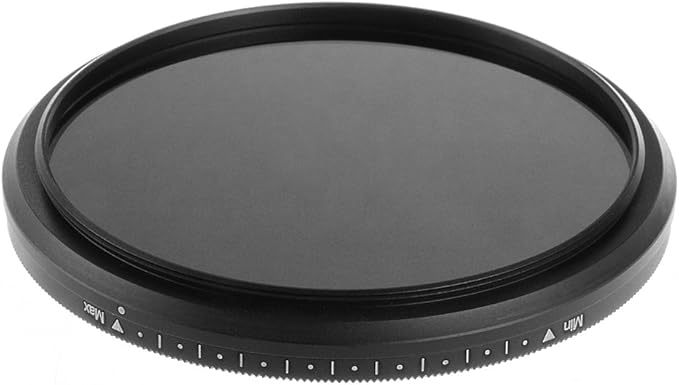 Fotga Slim Fader Variable ND Filter Adjustable ND2 to ND400 82mm Neutral Density Optical Glass for Camera Lens