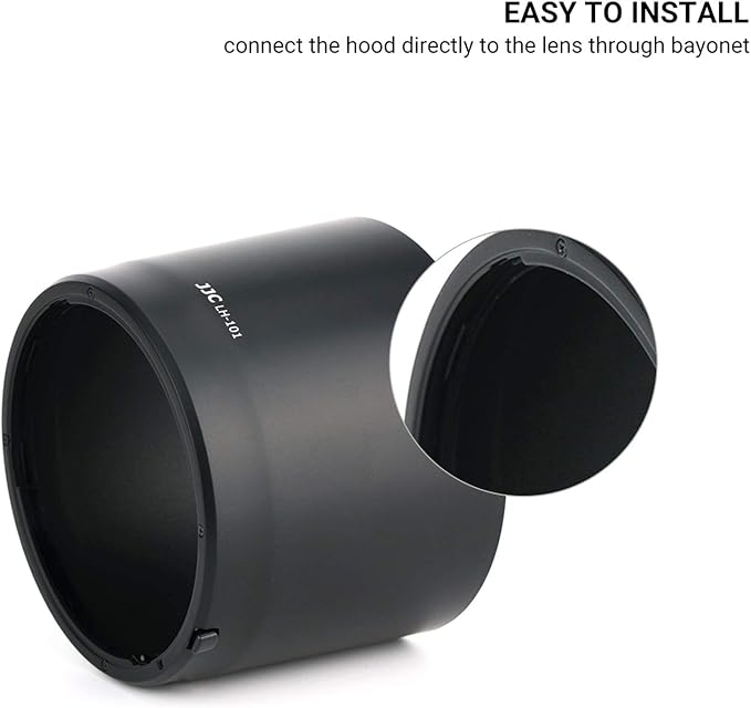 Lens Hood for Canon RF 800mm f/11 is STM, RF 200-800mm f/6.3-9 is USM Lens on EOS R6 R5 RP R Ra Camera,Reversible Lens Shade Replace Canon ET-101 Hood, Compatible with 95mm Filters and 95mm Lens Cap