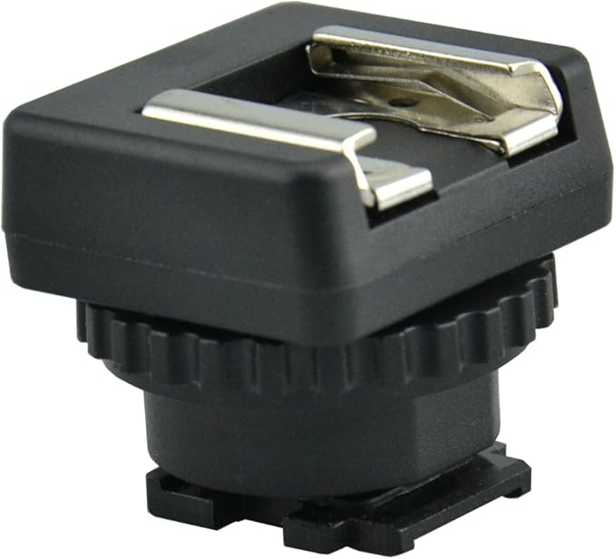 JJC MSA-MIS Standard Cold Shoe Adapter Converter for Sony Multi Interface Shoe Camcorder (Black)