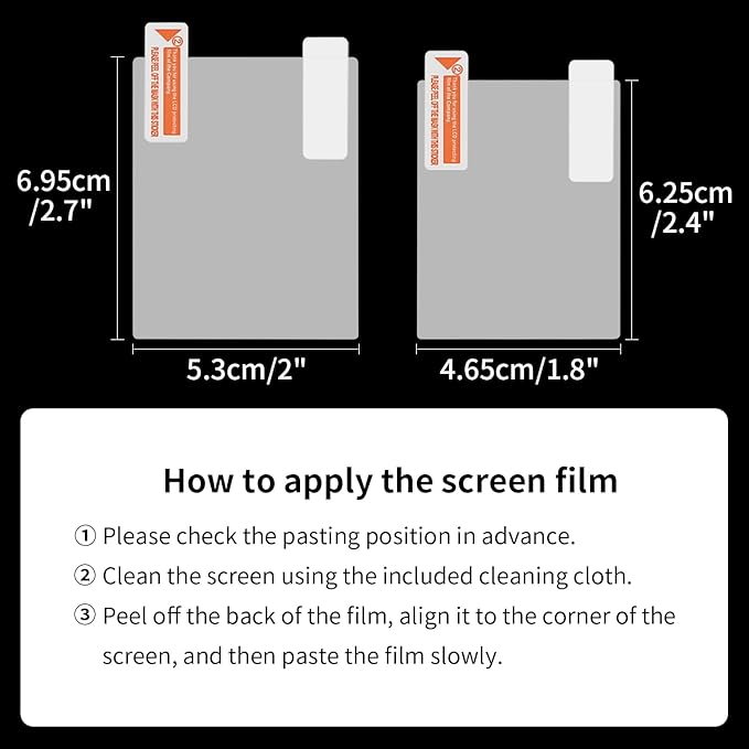 OSTENT 3 x Ultra Clear Screen Guard Film LCD Protector for Nintendo NDS Lite NDSL