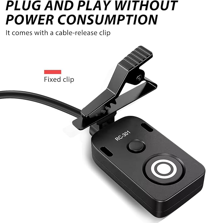 5M Extension Cord RC301-DC0/MC-30 Remote Control Shutter Release Cord for Nikon Z8 Z9 D850 D500 D5 D810 D810A D800 D700 D4s D4 D3 D3s D3X D2H D2X D2Hs D2Xs D300s