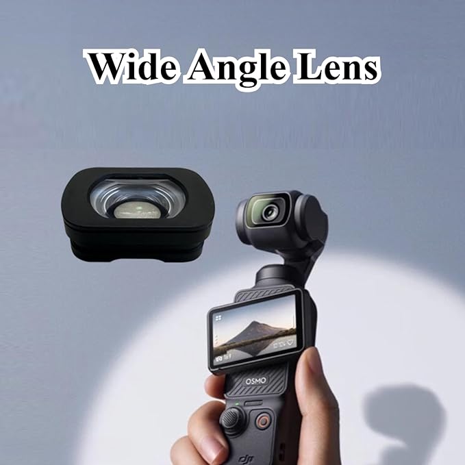 Camera Gimbal Lens for DJI Osmo Pocket 3 Wide Field Lens Macro Lens Movie Anamorphic Lens Gimbal