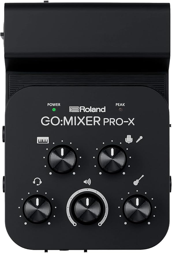 Roland GO:MIXER PRO-X Audio Mixer for Smartphones | Connect and Mix up to 7 Audio Sources | Add Studio Quality Audio to your Social Content and Livestreams