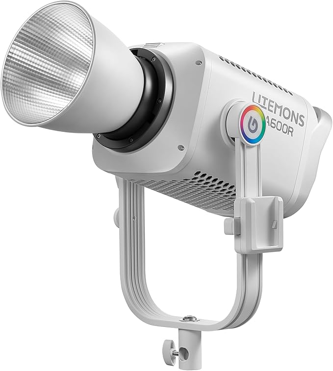 Godox LA600R RGB LED Video Light, 600W Adjustable RGBWW with 1800K–10,000K CCT, CRI/TLCI 96+, Bowens Mount, App & DMX Control, and Silent Cooling for Studio, Film, Portrait, and Video Production