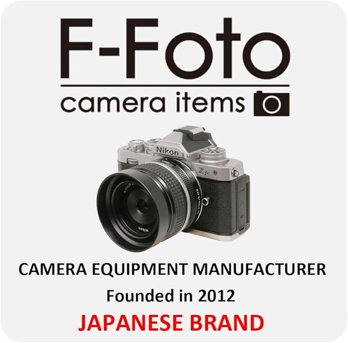 F-Foto HF-52U 52mm Metal Screw-in Lens Hood — Anodized Aluminum, Threaded Inner Ring for 52mm Filters — Durable Protective Hood for Nikon Z 28mm/40mm & 52mm Lenses — Inspected in Japan,HF-52U
