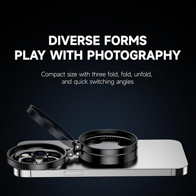 VaxaPolarizing Lens, Magnetic Cpl Filter for Phone, Adjustable Polarizing Lens with HD Optical Coating, Anti-Glare & Reflection Eliminator, Enhances Colors for Outdoor (Polarizing Lens)