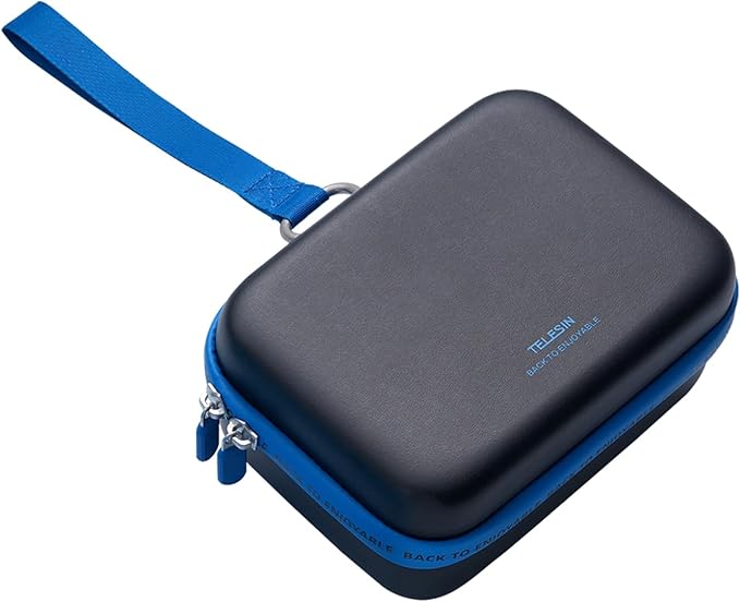 AuyKoo Carrying Case for DJI Osmo Action 6 Accessories, Waterproof Hard Carrying Bag for Camera Batteries Filter Mount, DJI Osmo Case Hard Shell Action Camera Bag