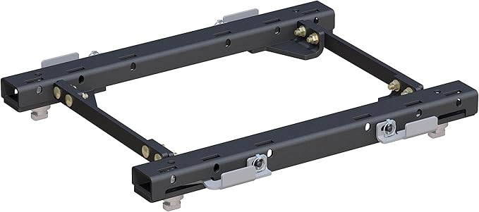 CURT 16050 Puck System 5th Wheel Rails, 30,000 lbs, Fits Select Chevrolet Silverado, GMC Sierra 2500, 3500 HD
