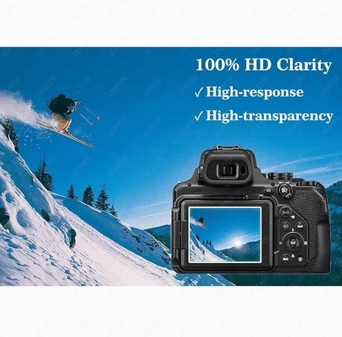 Screen Protector for Nikon COOLPIX P1100 Camera,0.3mm 9H Hardness Tempered Glass, Anti-Scrach Anti-Bubble Anti-Dust [3 Pack]