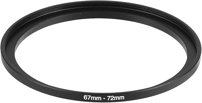 UltraPro Step-Up Adapter Ring 67mm Lens to 72mm Filter Size
