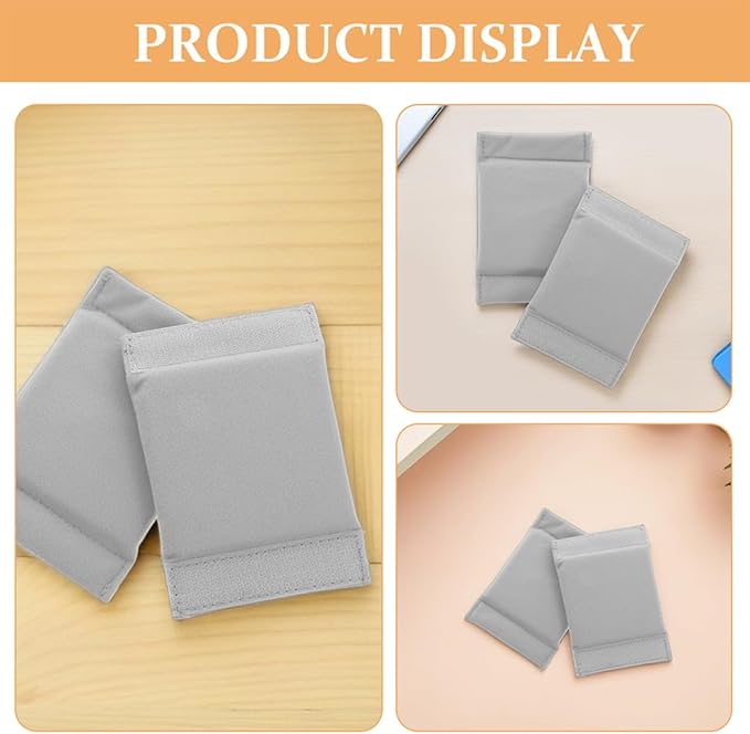 VILLCASE 4pcs Camera Bag Divider Camera Bag Compartment Divider Lens Protection Insert Backpack Inserts Lens Separator Pad Grey Fiber Fleece
