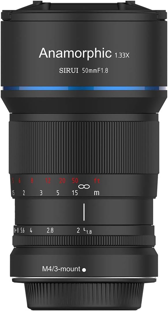 SIRUI 50mm F1.8 Anamorphic Lens for Micro Four Thirds Mount APS-C