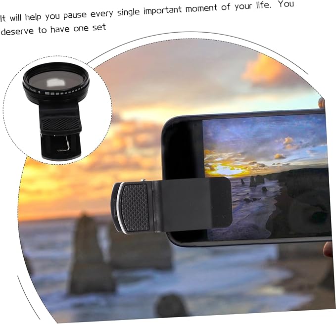 Gadpiparty 3sets Smartphone Lens Filter Clip Lightweight Neutral Density Camera Accessory for Enhanced Photography Clarity and Brightness Compatibility for Mobile Phones