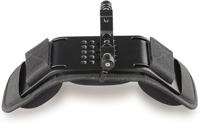 CAMVATE Camera Shoulder Mount Pad with 15mm Dual Rod Clamp for 15mm Camera Shoulder Railblock Support System - 1752