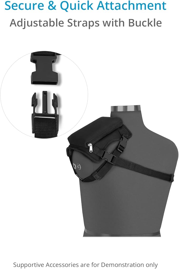 PROAIM Comfy Camera Shoulder Cushion Pad (Large Size) for Photographer, Video Maker & Filming Crew. Ergonomic Cushion Padding for Enhanced Comfort, Adjustable Straps with Quick Closer.
