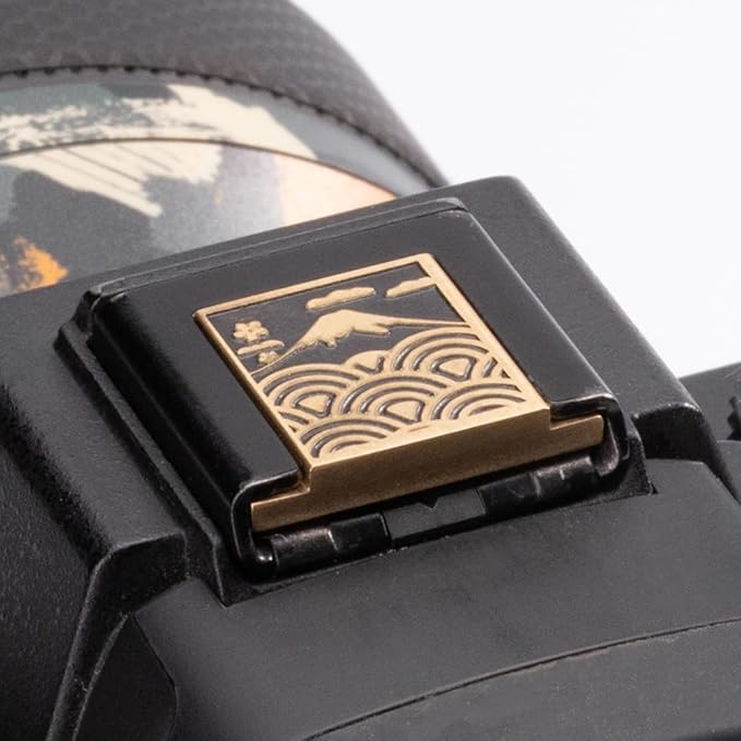 Sea Wave Fuji Pattern Camera Metal Hot Shoe Cover for Sony A1 A7C A7CR A7CII A7R A7M2 A7M3 ZV-E10 II ZV-1II (Copper Alloy-for Sony)