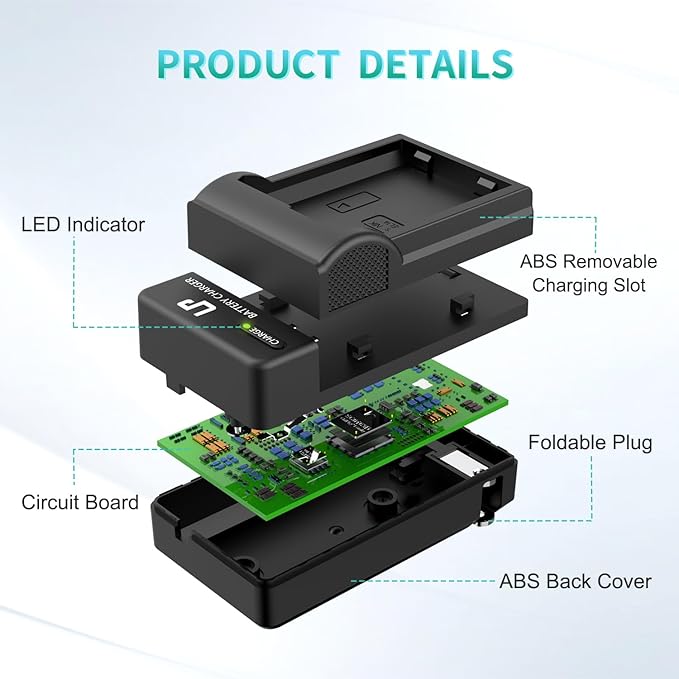 LP EN-EL14 EN EL14a Battery Charger, Charger Compatible with Nikon D3500, D5600, D3300, D5100, D5500, D3100, D3200, D5200, D5300, D3400, DF, Coolpix P7000, P7100, P7700, P7800 Cameras and More