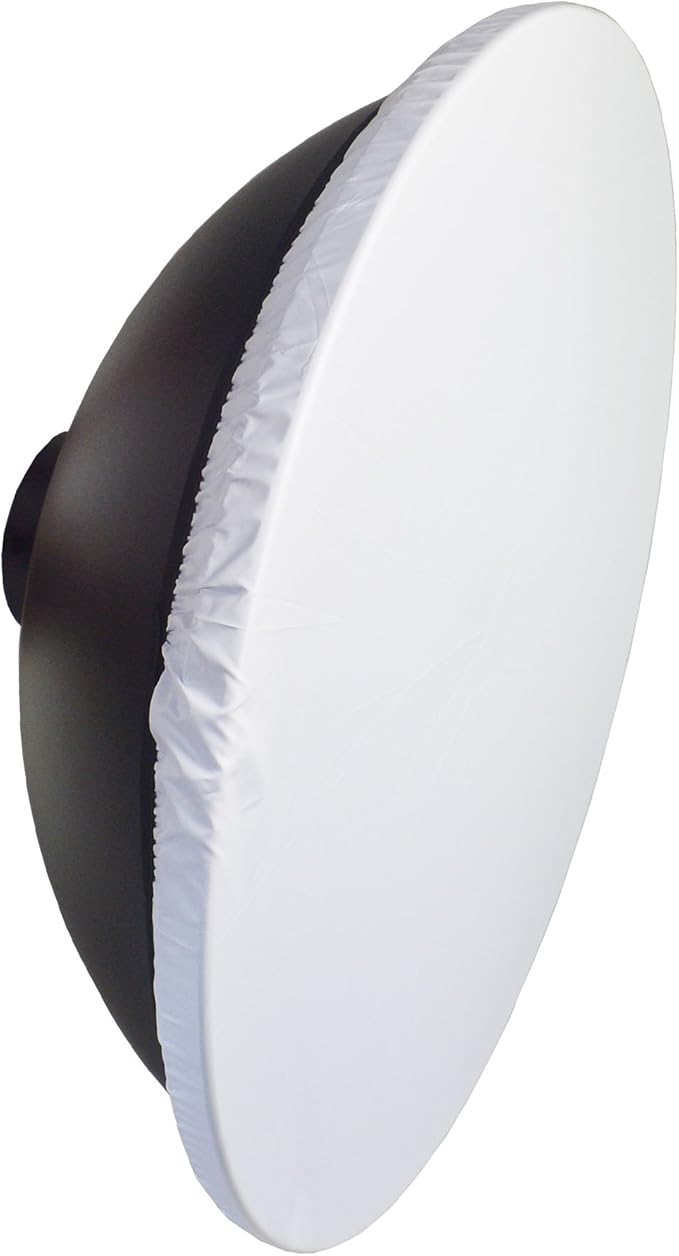 Bestshoot 2Packs 22 inch / 55cm Beauty Dish Diffuser Sock, Transparent Soft White Diffuser Screen Cover for Flash Speedlight, Strobe Light, Monolight Reflector, Fits Portrait, Fashion Photography