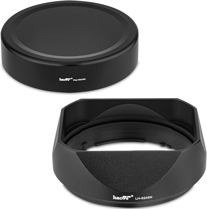 Haoge Metal Square Lens Hood for Sony RX1R3/RX1M2/RX1 FE 40mm F2.5 G FE 50mm F2.5 G 24mm F2.8 G Lens Shade on A7CII A7CR A7R5 Camera Bayonet Mount