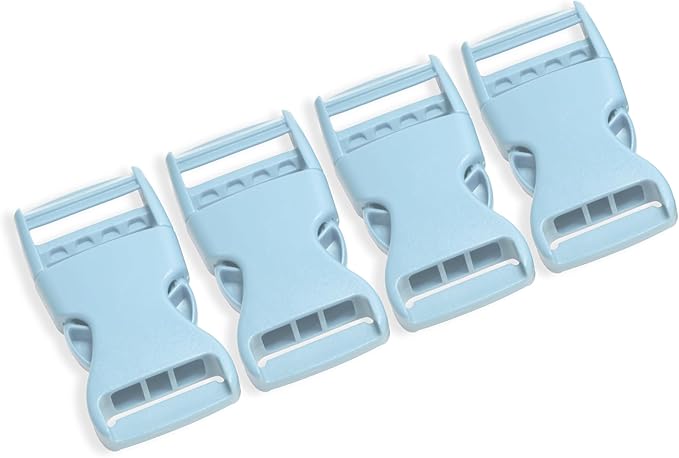 Buckles for Straps Set of 4 Pcs Plastic Buckle Clip Quick Side Release Plastic Fastener