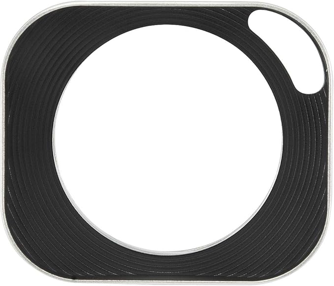 Haoge LH-M36W Square Metal Lens Hood Shade Compatible with Leica Summicron 35mm f2, Summicron M 35mm f2, Summicron-M 35mm f2 ASPH and Elmarit-M 28mm f2.8 ASPH Lens Hollow Out Designed Silver