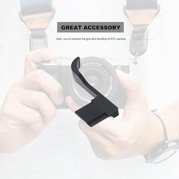 Thumb Grip for Sony A7C Camera,Metal Camera Thumbs Up Rest Hand Grip