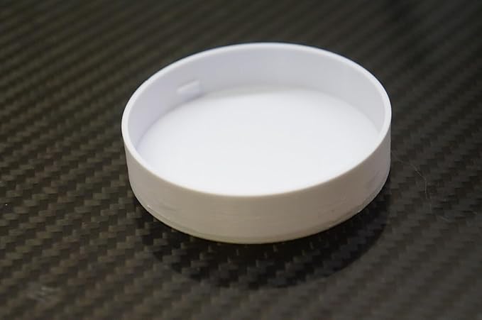 Low Profile Battery Door Cover for Ring Outdoor Cam Plus 3D Spin-Lock White