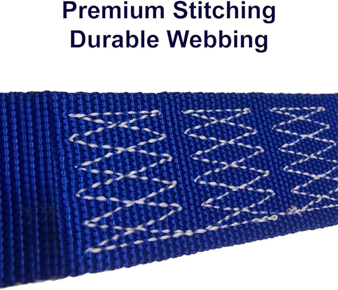 Rock-N-Rescue Professional Nylon Web Anchor Strap - Safety-Rated D-Ring Configuration, Heavy-Duty Fall Protection Equipment, Multiple Lengths 36-180 Inch, Industrial Safety Gear