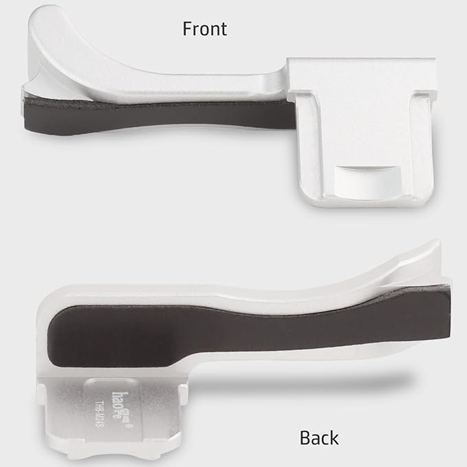 Haoge THB-M24S Metal Hot Shoe Thumb Up Rest Hand Grip for Leica M Typ240 M240, M-P Typ 240 M240P, M Typ262 M262, M-D Typ 262 Camera Silver