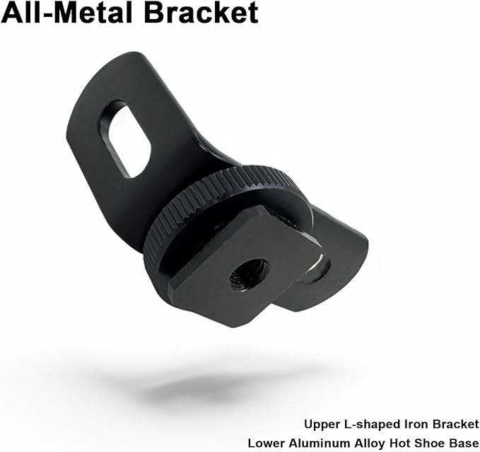 Cold Shoe Camera Mount Adapter for DJI Mic 3 Mini 2 1 Rode Go II Micro Hollyland Lark Synco Insta360 X5 Air Mic Wireless Lavalier Magnetic Microphone Transmitter Receiver Clip Clamp Accessories