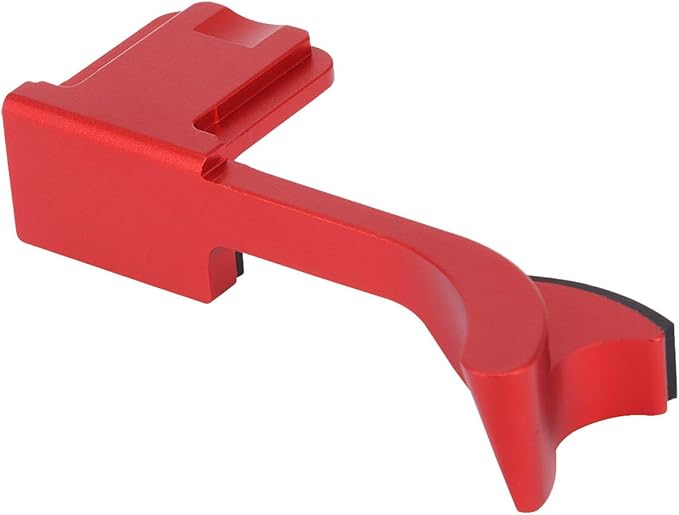 Haoge THB-LR Metal Hot Shoe Thumb Up Rest Thumbs Up Hand Grip for Leica Q Q-P QP Typ116 Typ 116 Camera Red