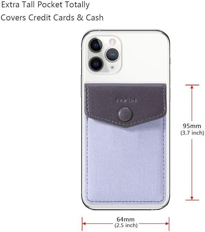 Ultra-Slim Self Adhesive Credit Card Leather Wallet