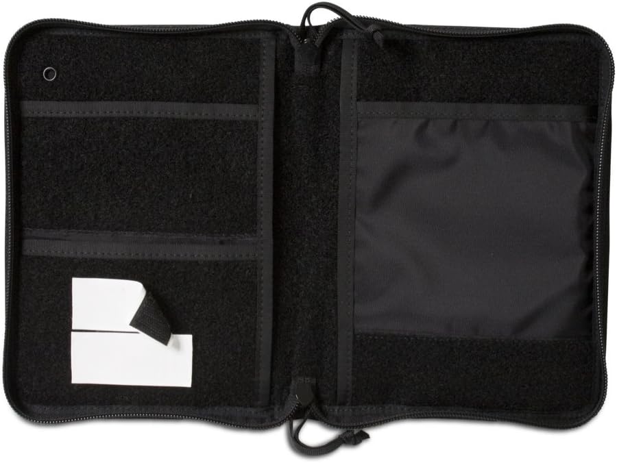 Tactical Notebook Covers | Field Data Cover System | Heavy Duty Zippered Organizer | Fits Notebooks 5” x 7.5” to 5.5” x 8.25"
