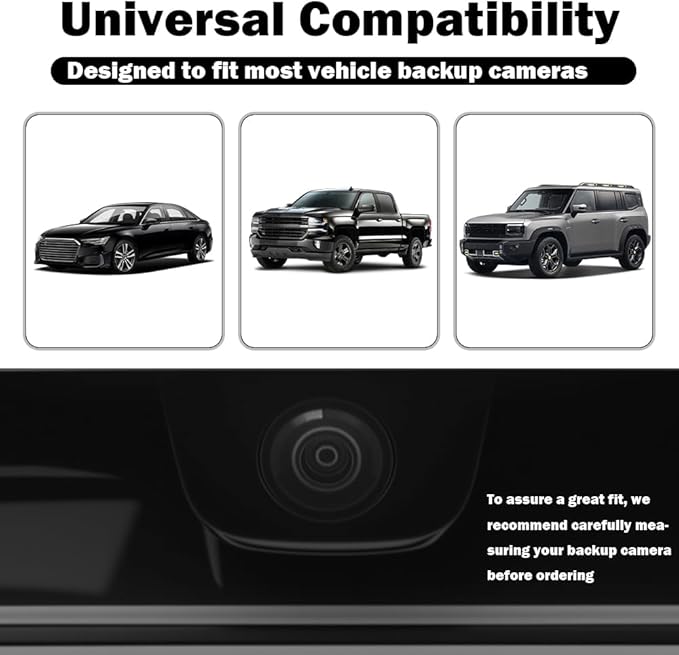 2PCS Backup Camera Rain Shield,Carbon Fiber Backup Camera for Car Anti-Rain Cover for Clear Rear View,Universal Reverse Cameras for Car Rain Cover Fits Cars/SUVs/Trucks (White/2PCS)