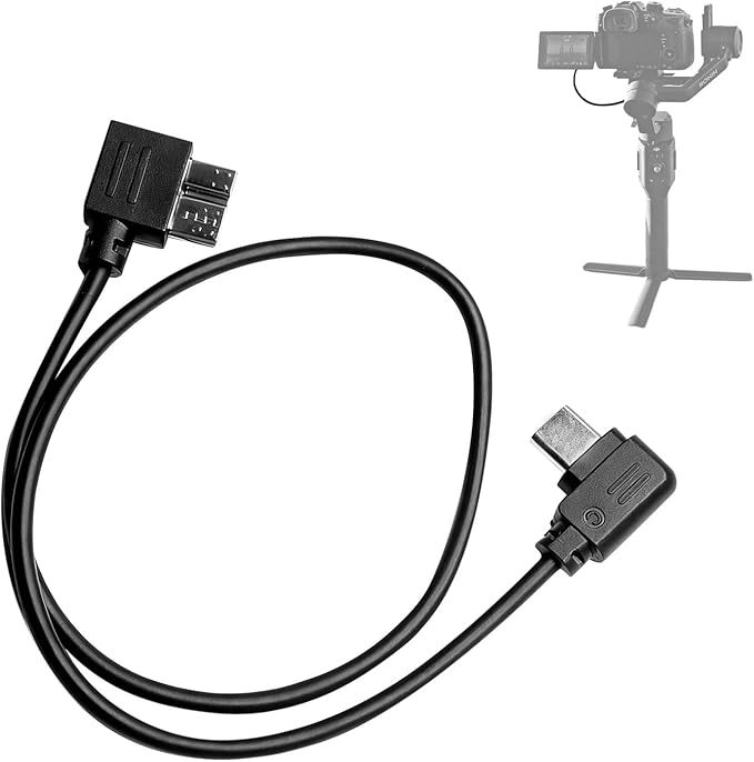 Camera Shutter Release Cable USB 3.0 to Type-C USB for ZHIYUN Crane 3 LAB Stabilizer,for Nikon Z6 Z7 for EOSR EOSRP R5 R6 for Panasonic GH5 GH5S Camera RSS Curved Control Cable 35.5CM