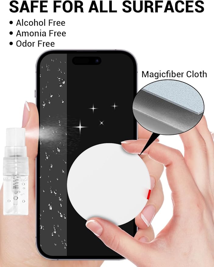 20-in-1 Electronic Cleaner Kit for Keyboard iPhone AirPods MacBook iPad, Cleaning Spray & Brush for Laptop Tablet Earbud, Multi-Purpose Digital Device Cleaning Tool