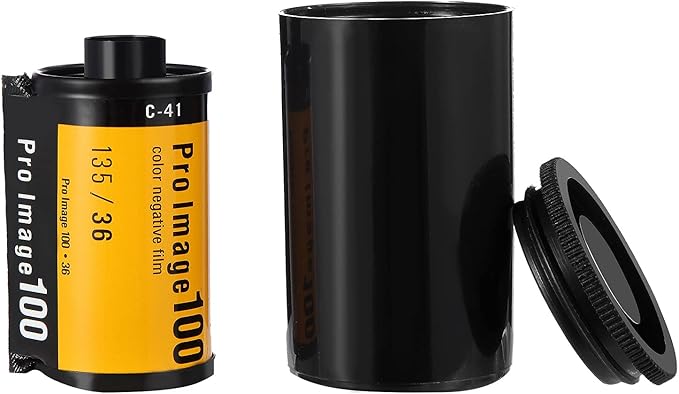 JOVITEC 30 Pieces Plastic Film Canister Holder, 35 mm Empty Camera Reel Containers, Storage Containers Case with Lids for Storing Small Accessories, Film, Keys, Coins, Art Beads(Black)