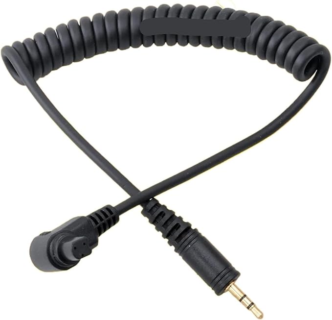 Compatible for Canon R5/R3/R5C/1D/5D/6D/6D2/7D/10D-50D - 2.5mm Shutter Release Cable Cord