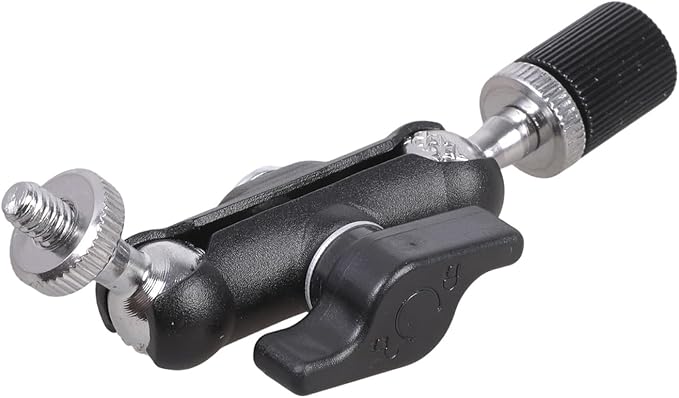 Heavy-Duty 1/4Inch Thread Adapter with Anti-Slip Grip for Camera Tripods & Lighting Gear Adjustable Angle Camera Tripod Extension