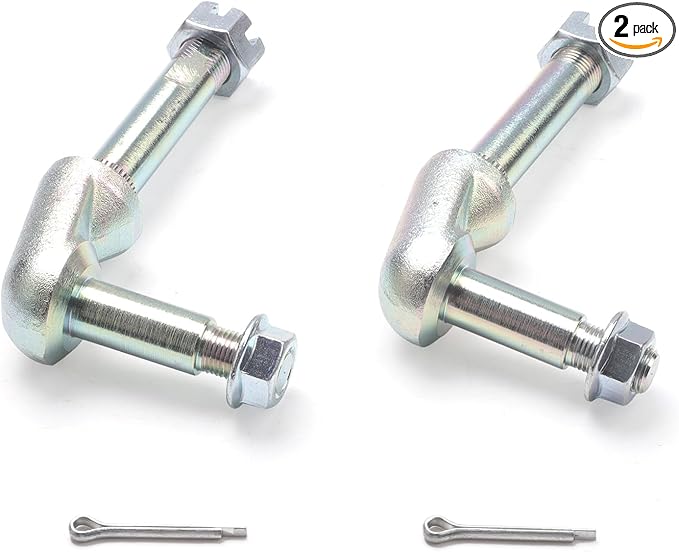 25429 25430 Rear Lower Shock Mounts with Castle Nut Compatible with 1963-1982 Chevy Corvette C2 C3 Shock Mount Bracket Hand Rear Lower With Nut Replace OE：25429 25430