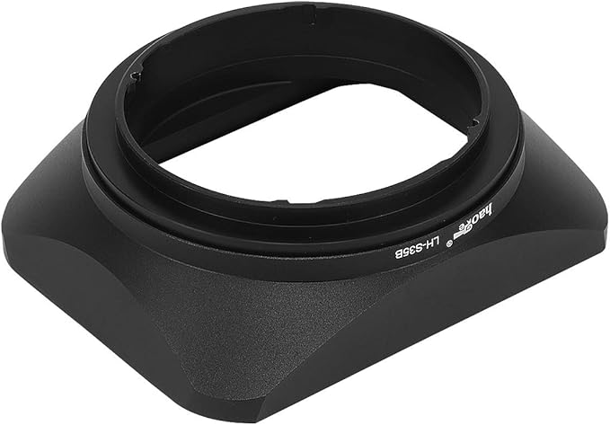 Haoge LH-S35B Bayonet Square Metal Lens Hood Shade with Cap for Sony Sonnar T FE 35mm F2.8 ZA SEL35F28Z and Sonnar T FE 55mm F1.8 ZA SEL55F18Z Lens