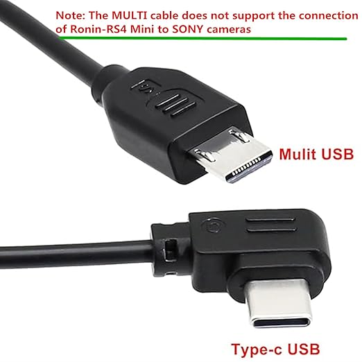 DYTDIEYINGTU DJI Stabilizer Ronin -SC/SC2/RS2/RS3/RS4 for Sony Multi Cable Camera Control Cable Shutter Release Connection to a7,a7m2,a7m3,a7m4,a7s,a7s2,a7s3,a7r,a7r2,a7r3,a7r4
